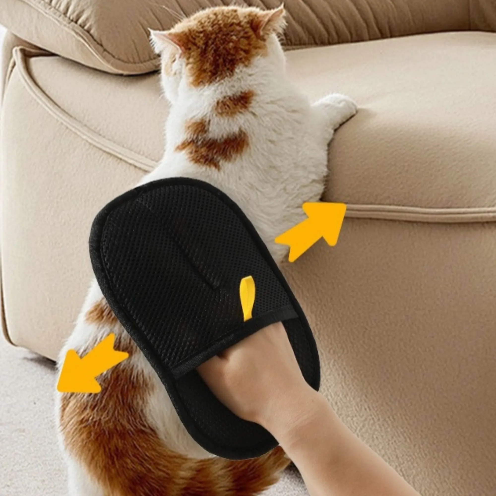 Static Pet Hair Removal Glove 1