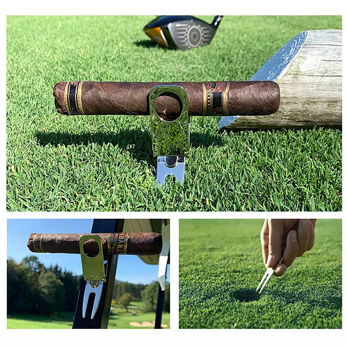 Magnetic Golf Cigar Clamp Cart Holder 5