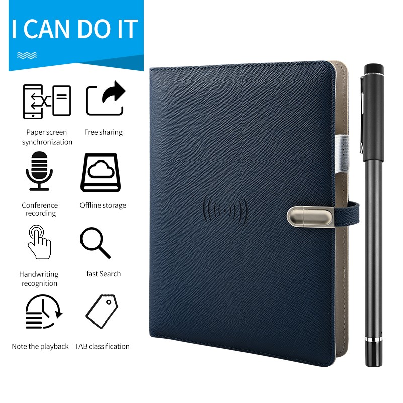 Smart App Synchronizing Storage Digital Drawing Tablet Notebook With Wireless Power Bank 5