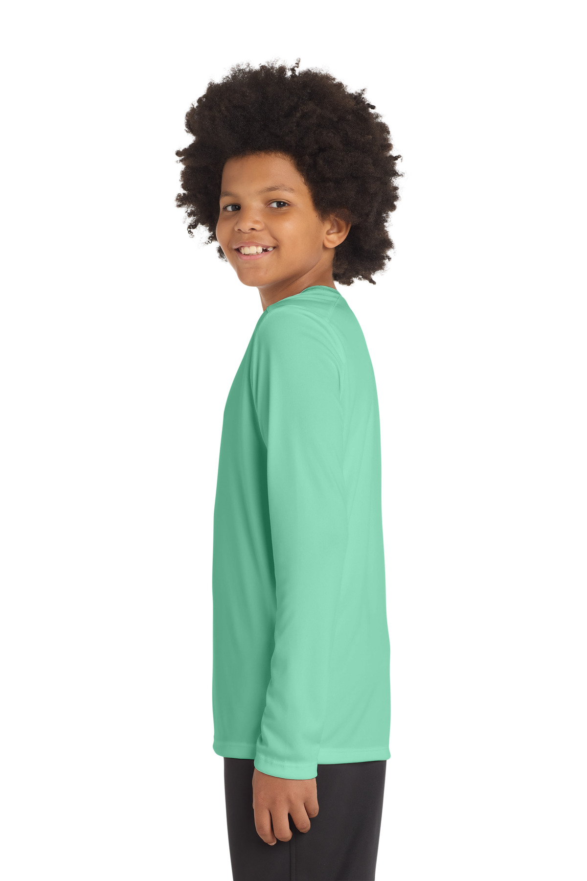 Sport-Tek Youth Posi-UV Pro Long Sleeve Tee. YST420LS 51