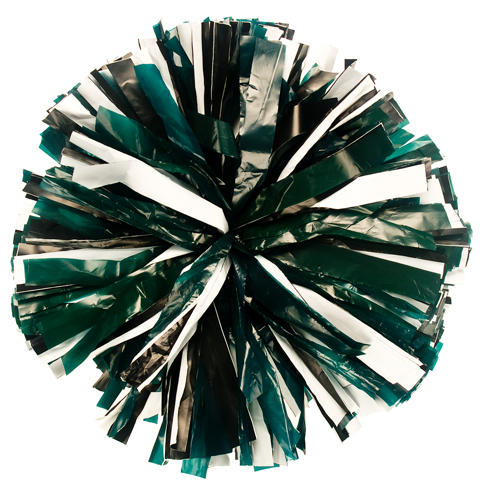 Custom Plastic Show Pom - Mixed Colors 77