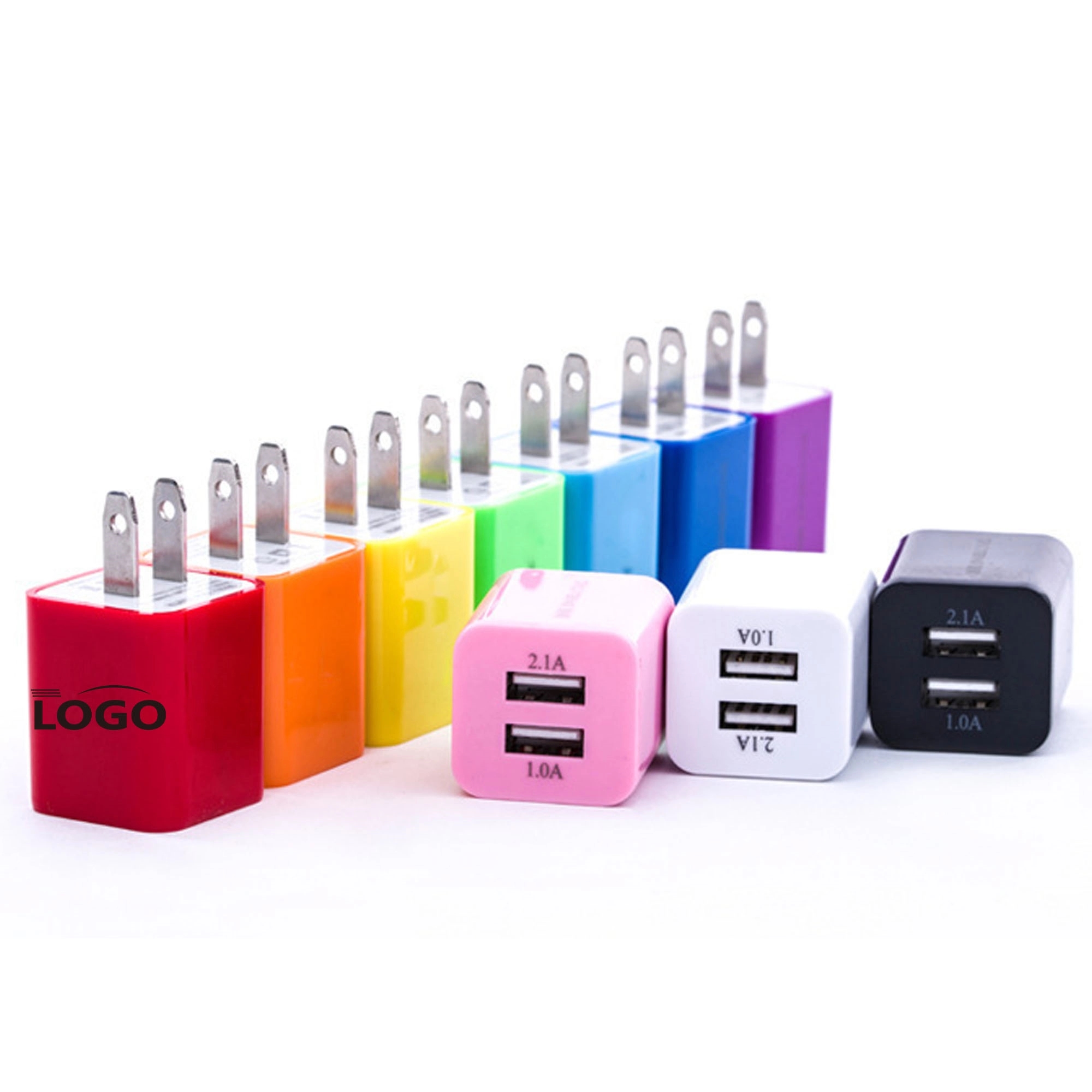 Dual USB Power Adapter Charger With Custom Logo 7