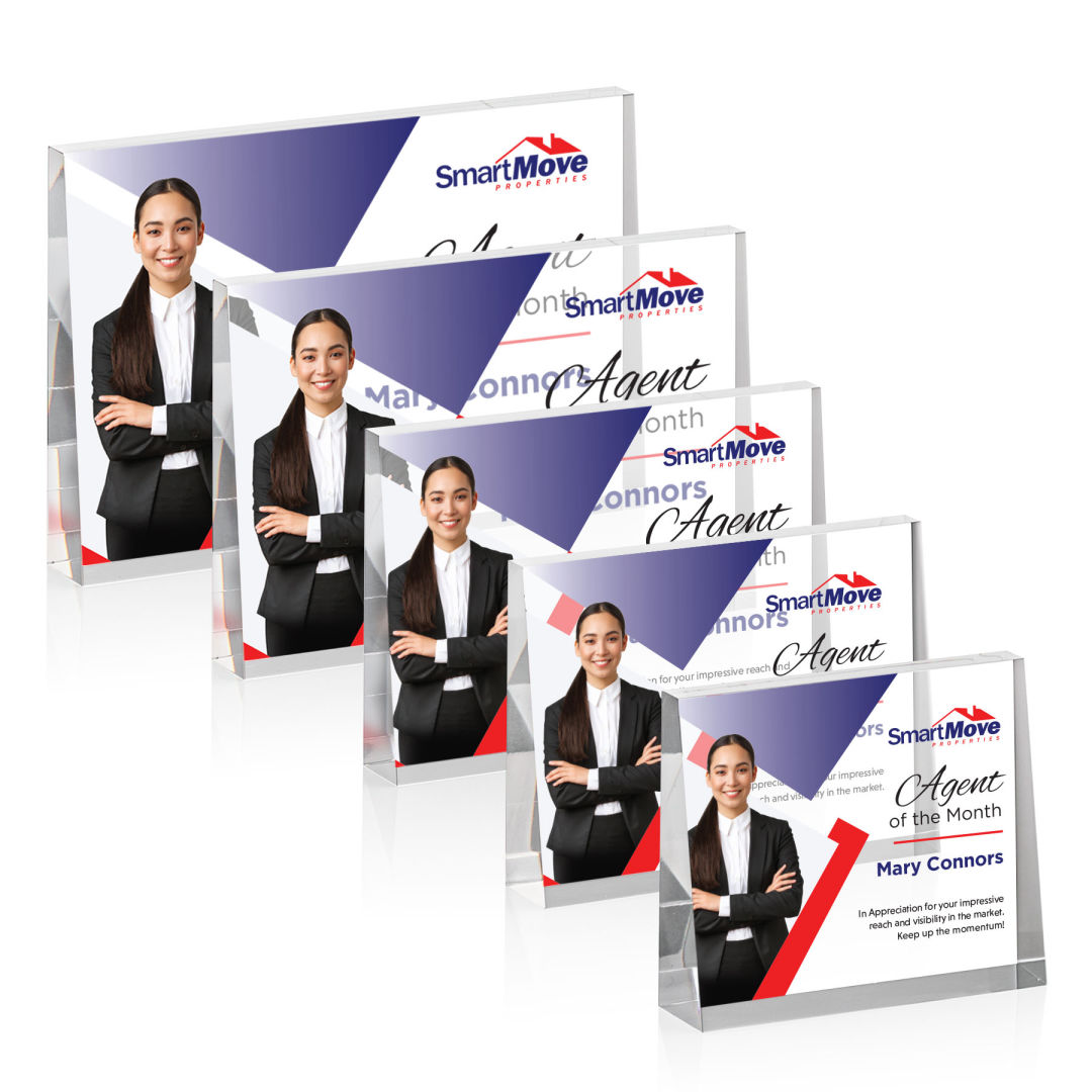 Lansing VividPrint™ Award - Clear (Horiz)