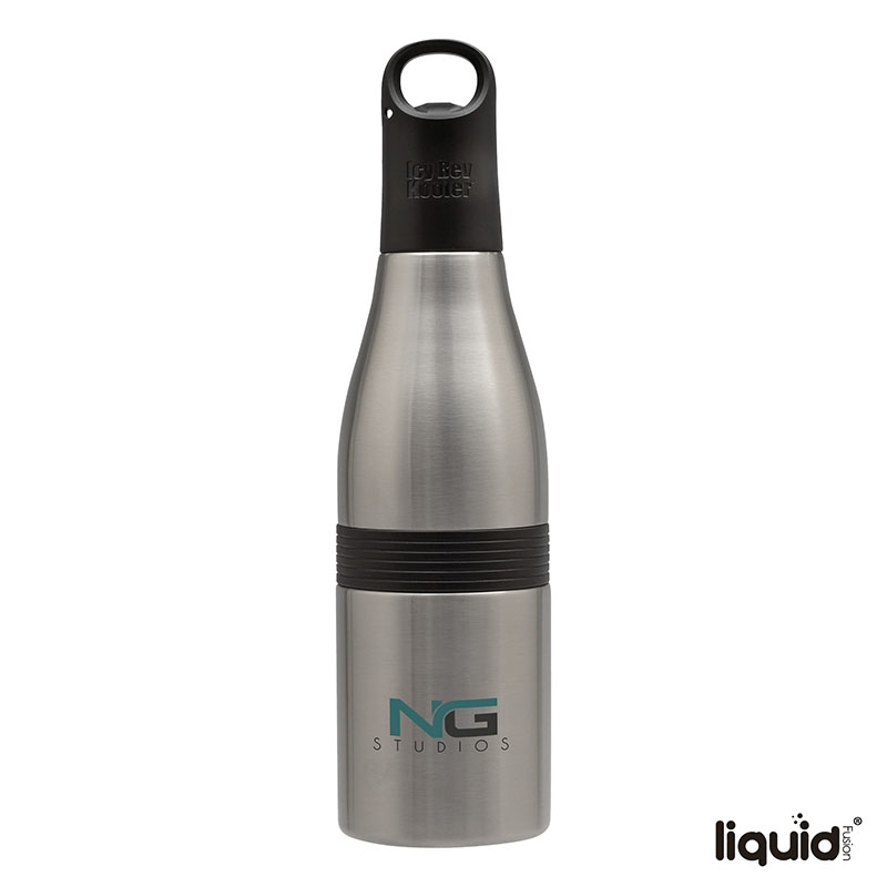 Liquid Fusion® Icy Bev Kooler® 22 oz. 3-In-1 Double Wall Stainless Steel Bottle 39