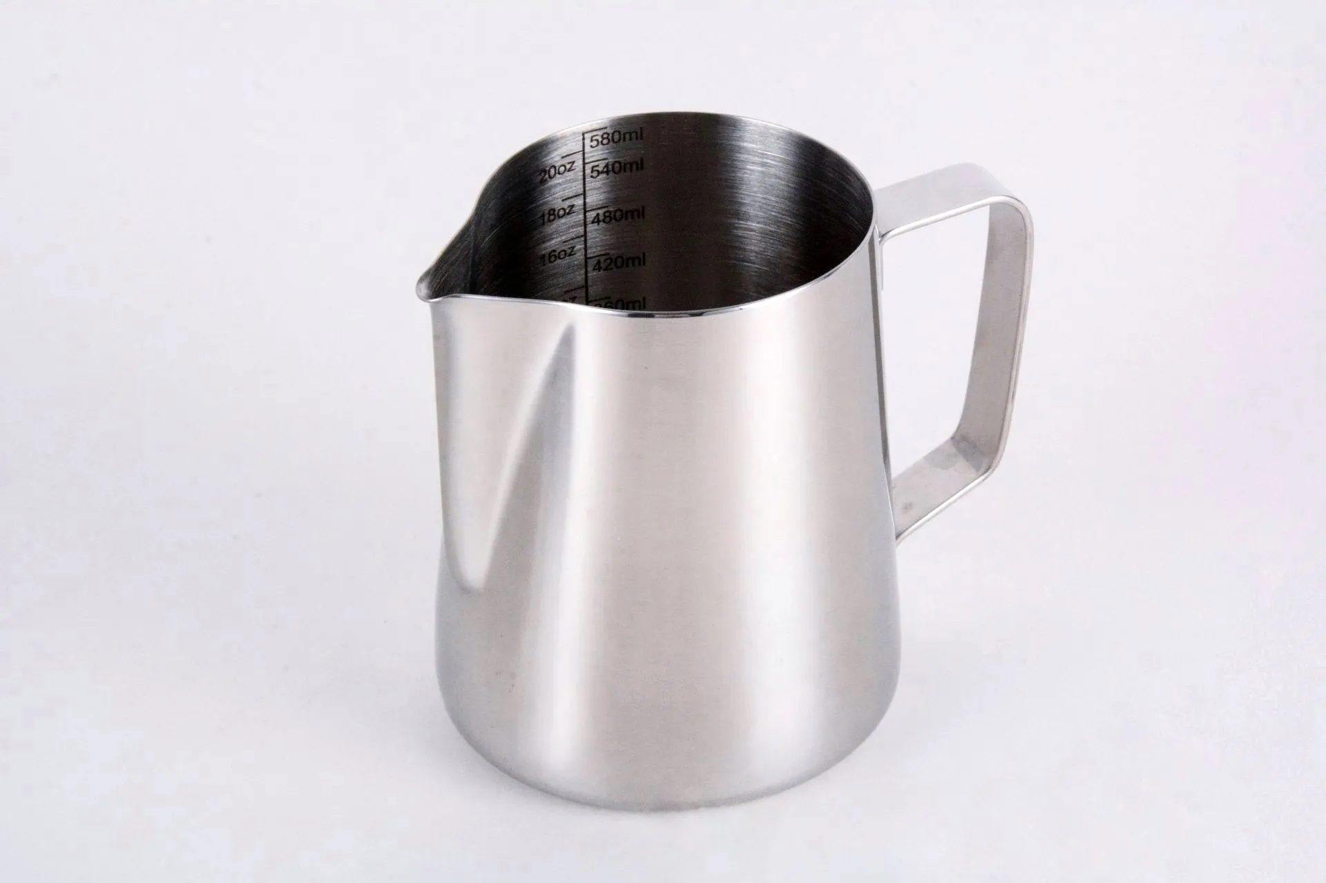 20 Oz Espresso Coffee Milk Frothing Pitcher, Stainless Steel 4