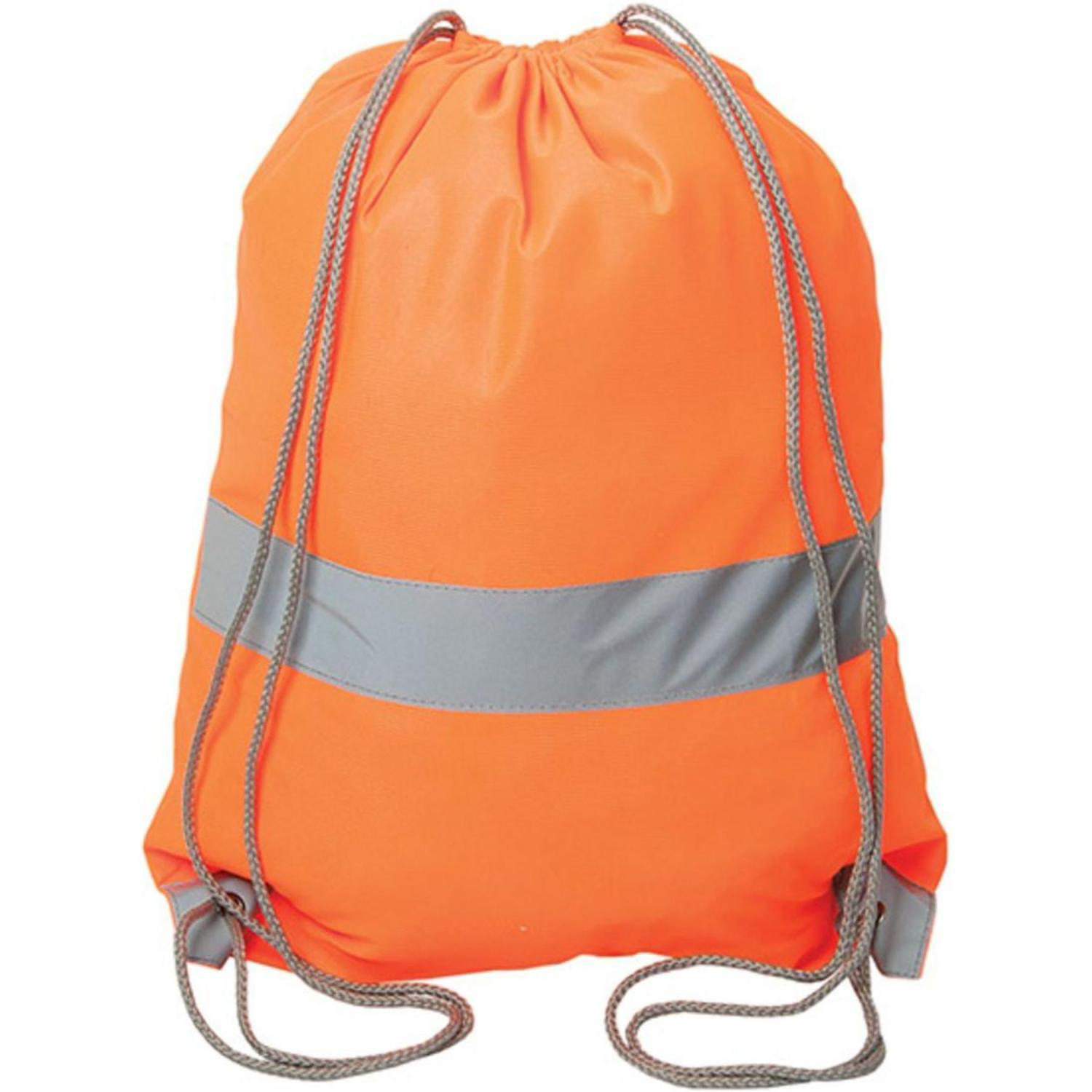 Sports Cinch Bag Reflective Tape Safety Drawstring Backpack 3