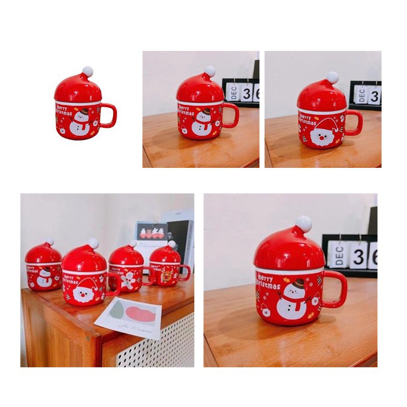 10OZ Ceramic Mug 3D Christmas Milk Coffee Cup