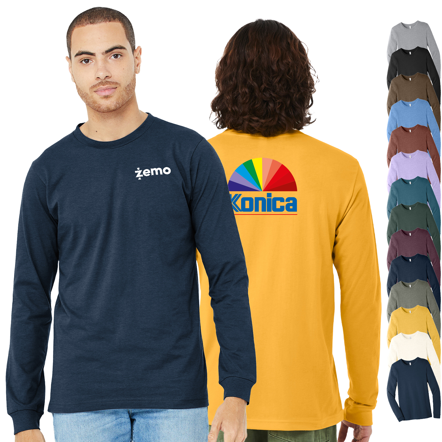 BELLA+CANVAS® Unisex Heather CVC Long Sleeve Tee 4