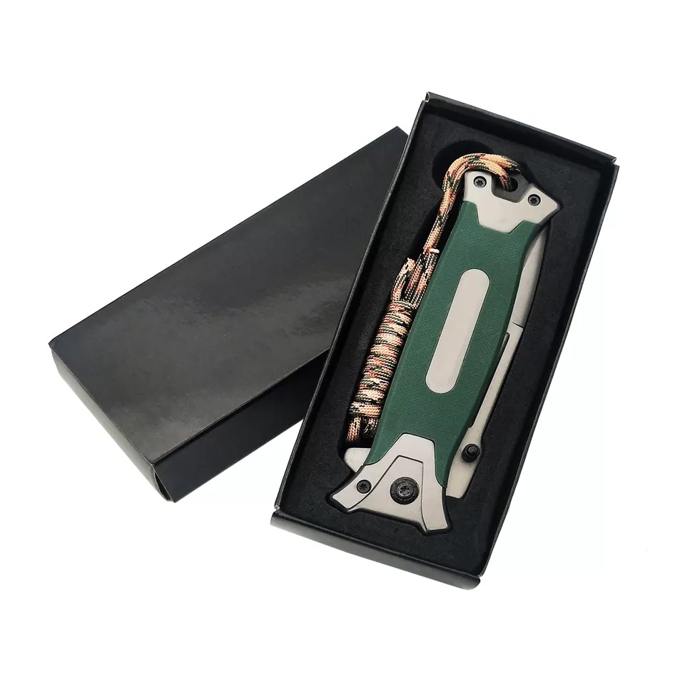 ApexBlade - Wood Folding Tactical Pocket Knife With Stainless Steel Blade With Clip 1