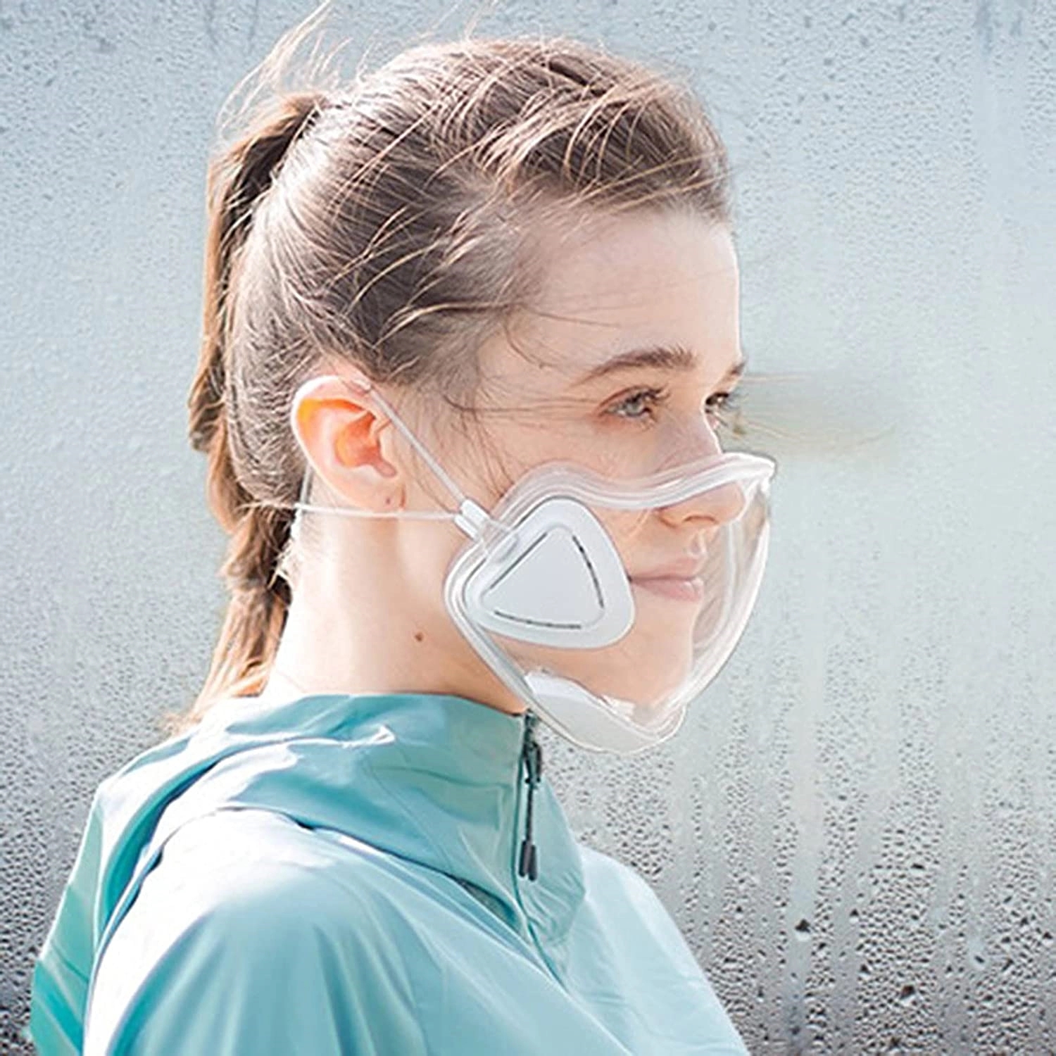 Clear Plastic Face Mask 1