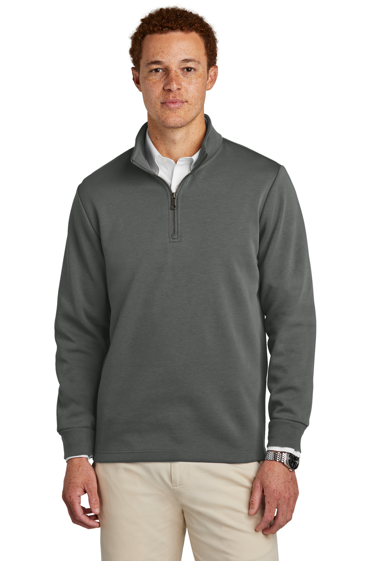 Brooks Brothers Double-Knit 1/4-Zip BB18206 36