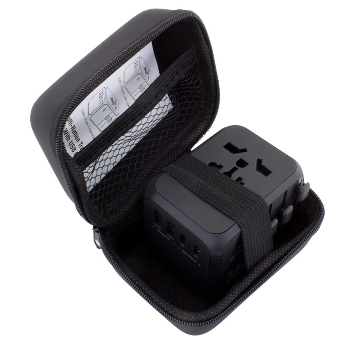 33W Universal Travel Adapter With Type-C 6