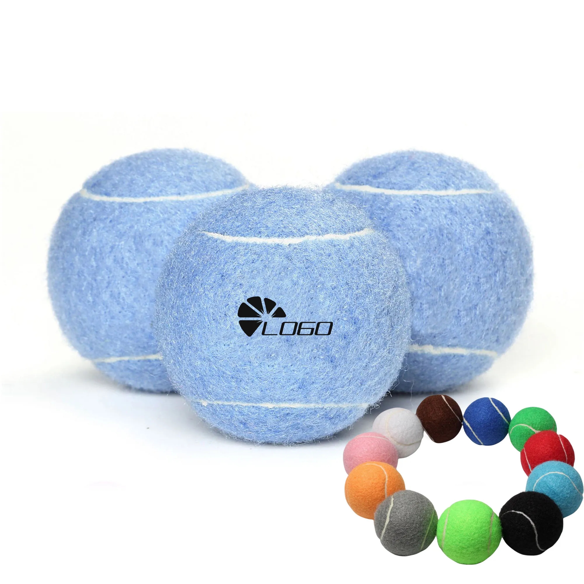 MOQ 20pcs Pet Fetch Toy Tennis Ball 3