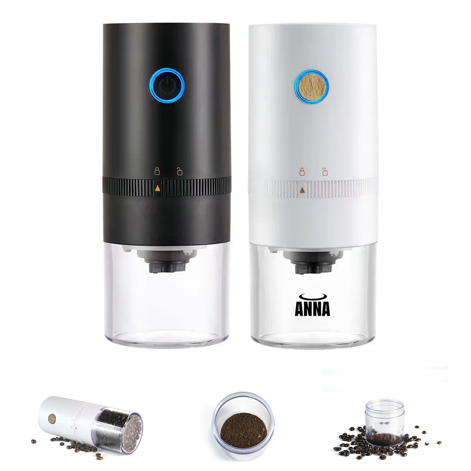 Portable Electric Burr Coffee Grinder 3