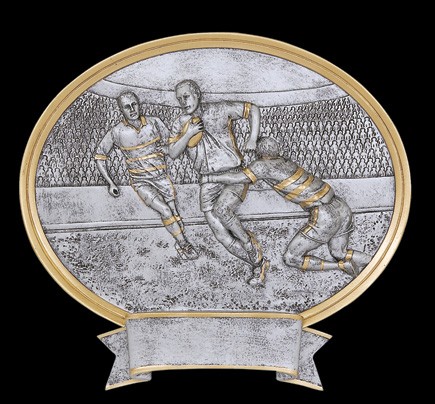 8" Rugby Legend Plate 2