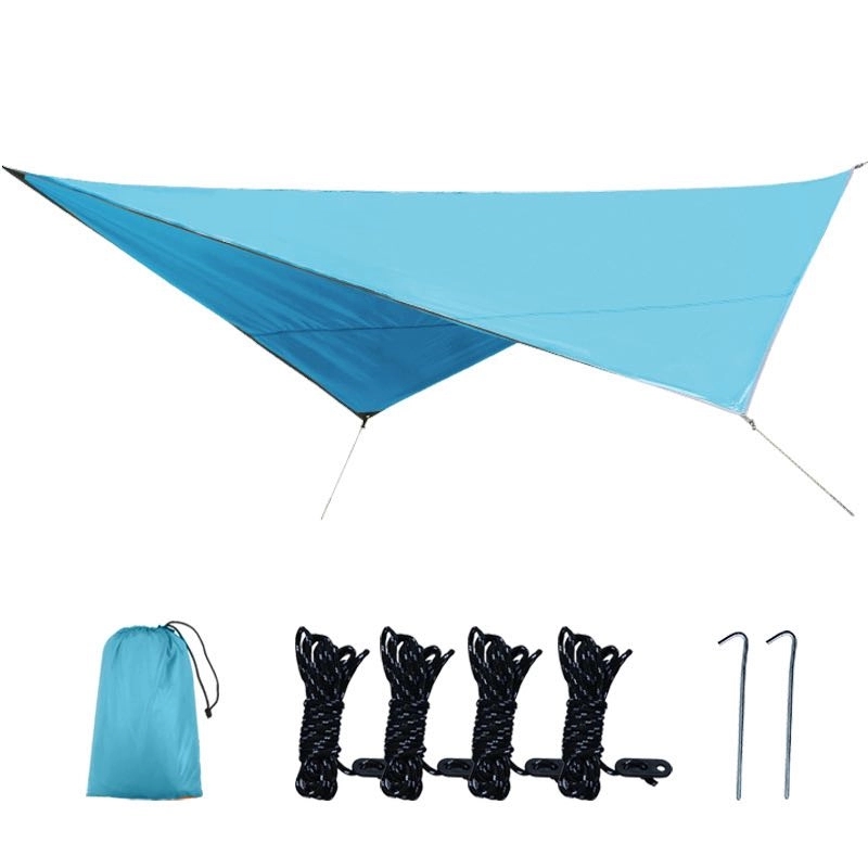 Four Corners Diamond Shape Camping Tent Tarp 3