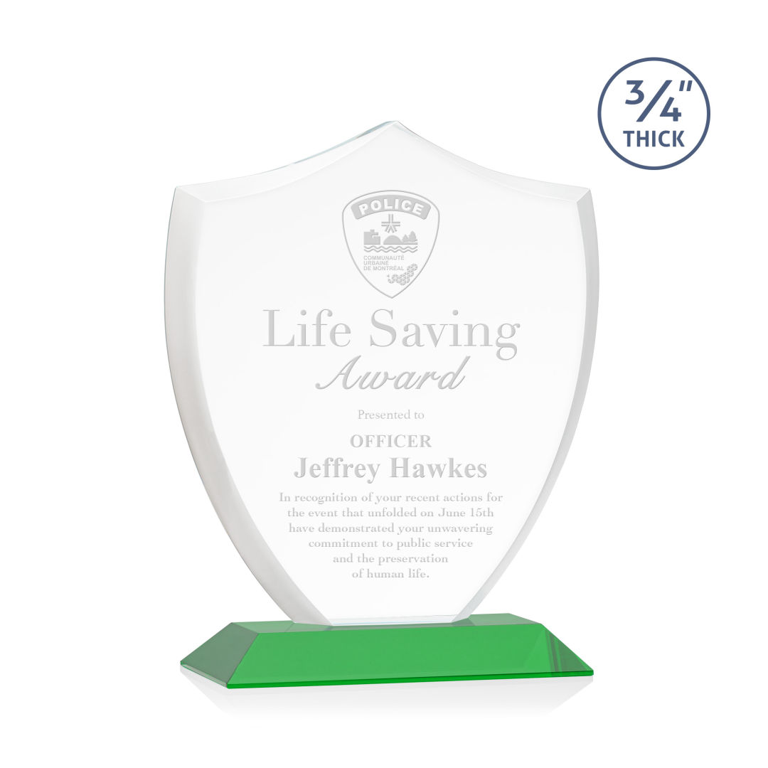 Scudo Shield Award - Green 10
