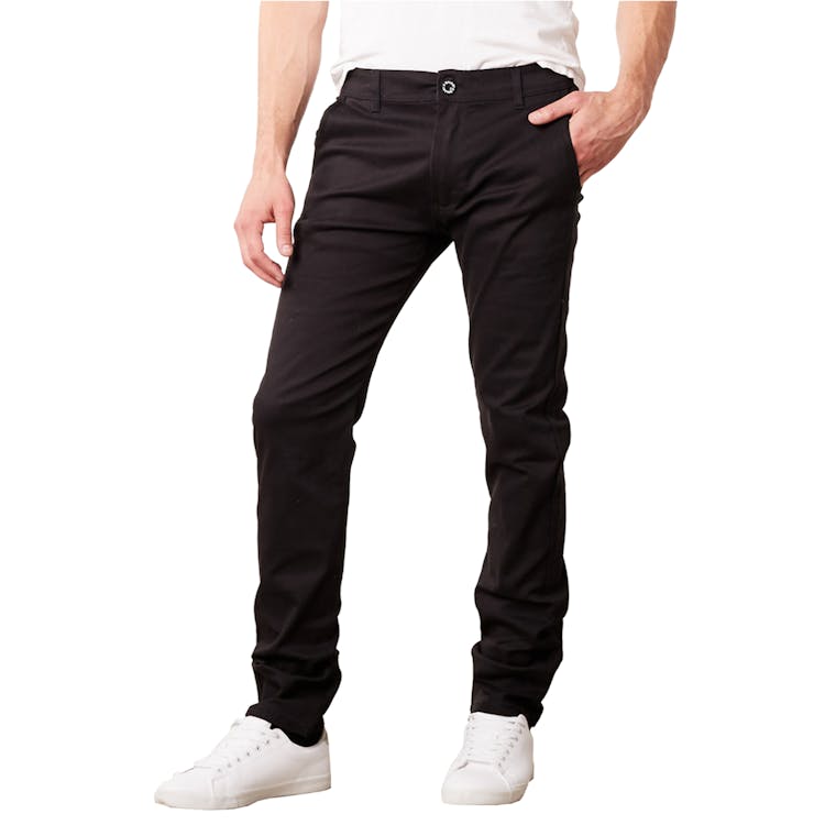 Super Stretch Slim Pants - Black 32 x 30 2