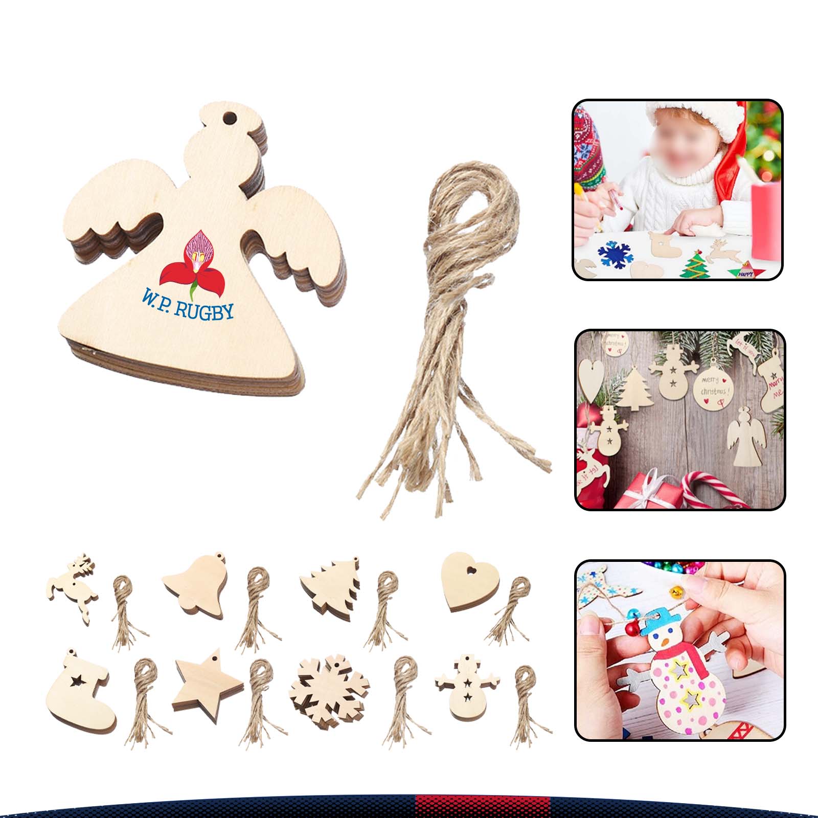 Wooden Decorative Pendant 5