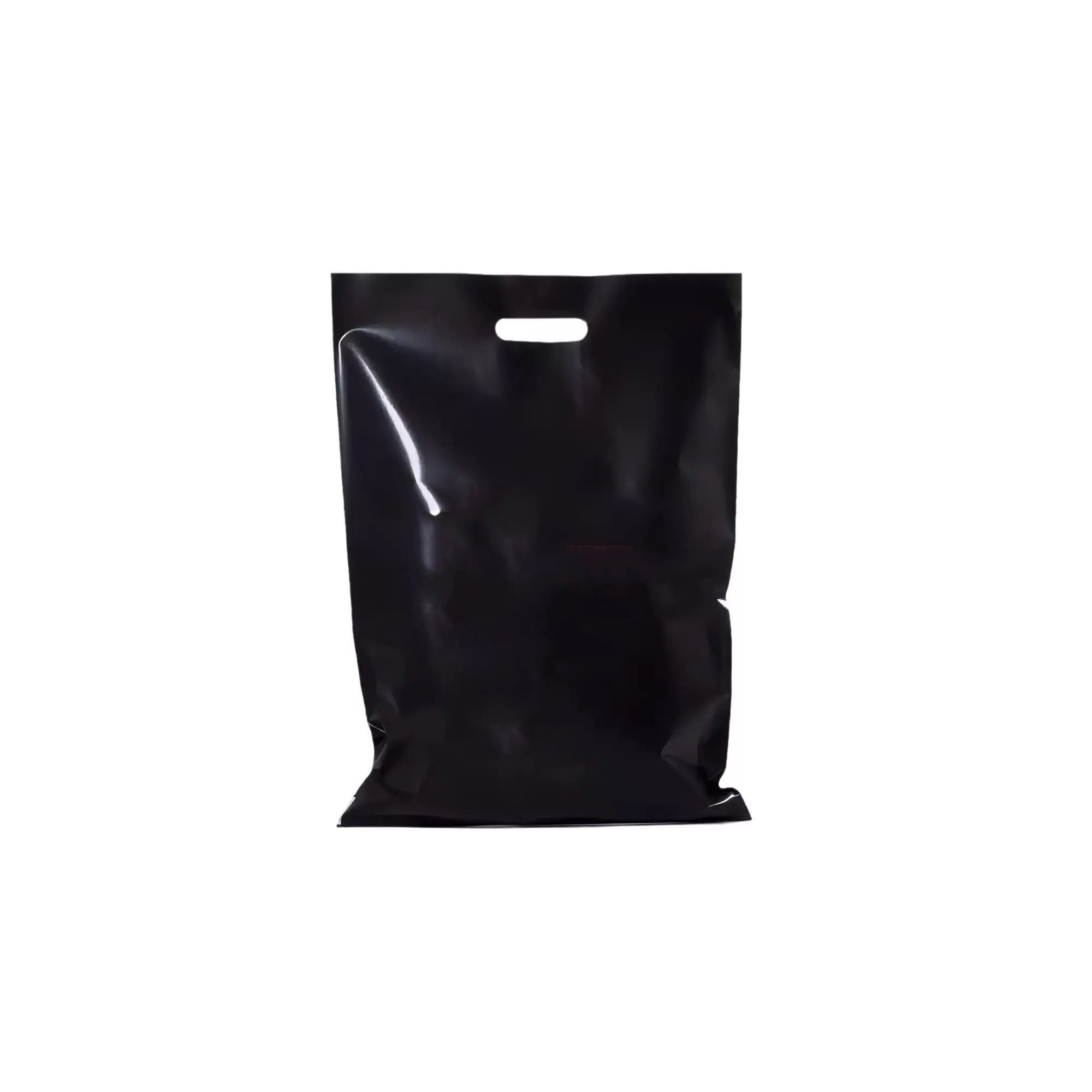 Custom Plastic Bag with Reinforced Handle 1