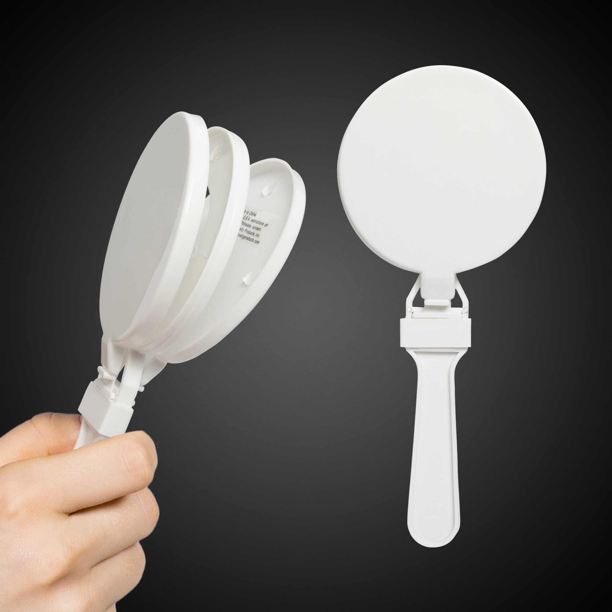 White Circle Clapper(Pad Print) 1
