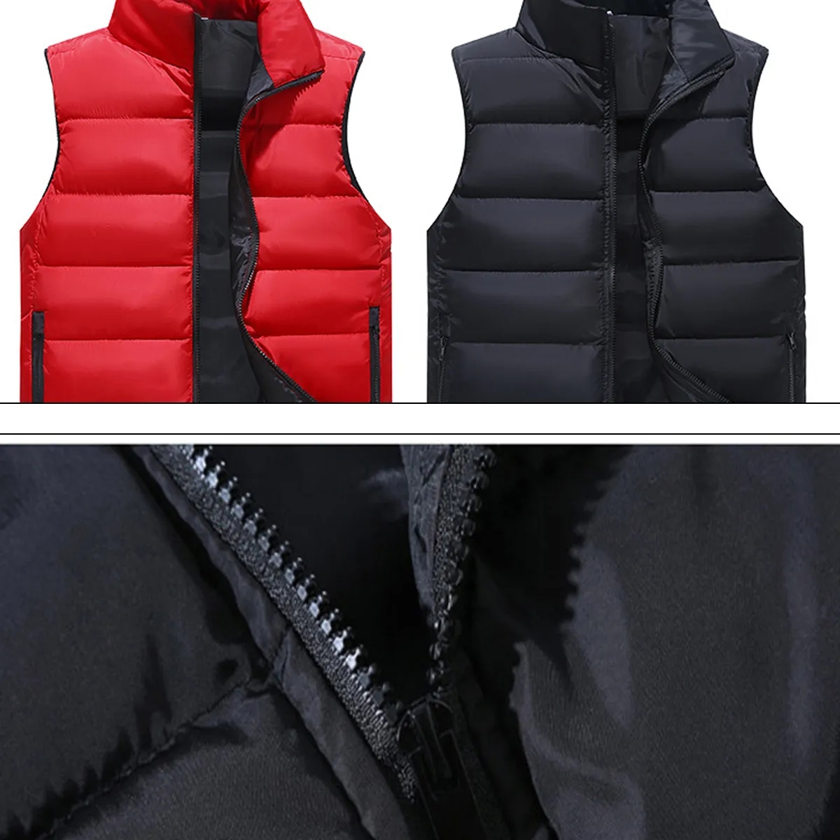 Insulated Puffer Vest With Zip Pockets 5