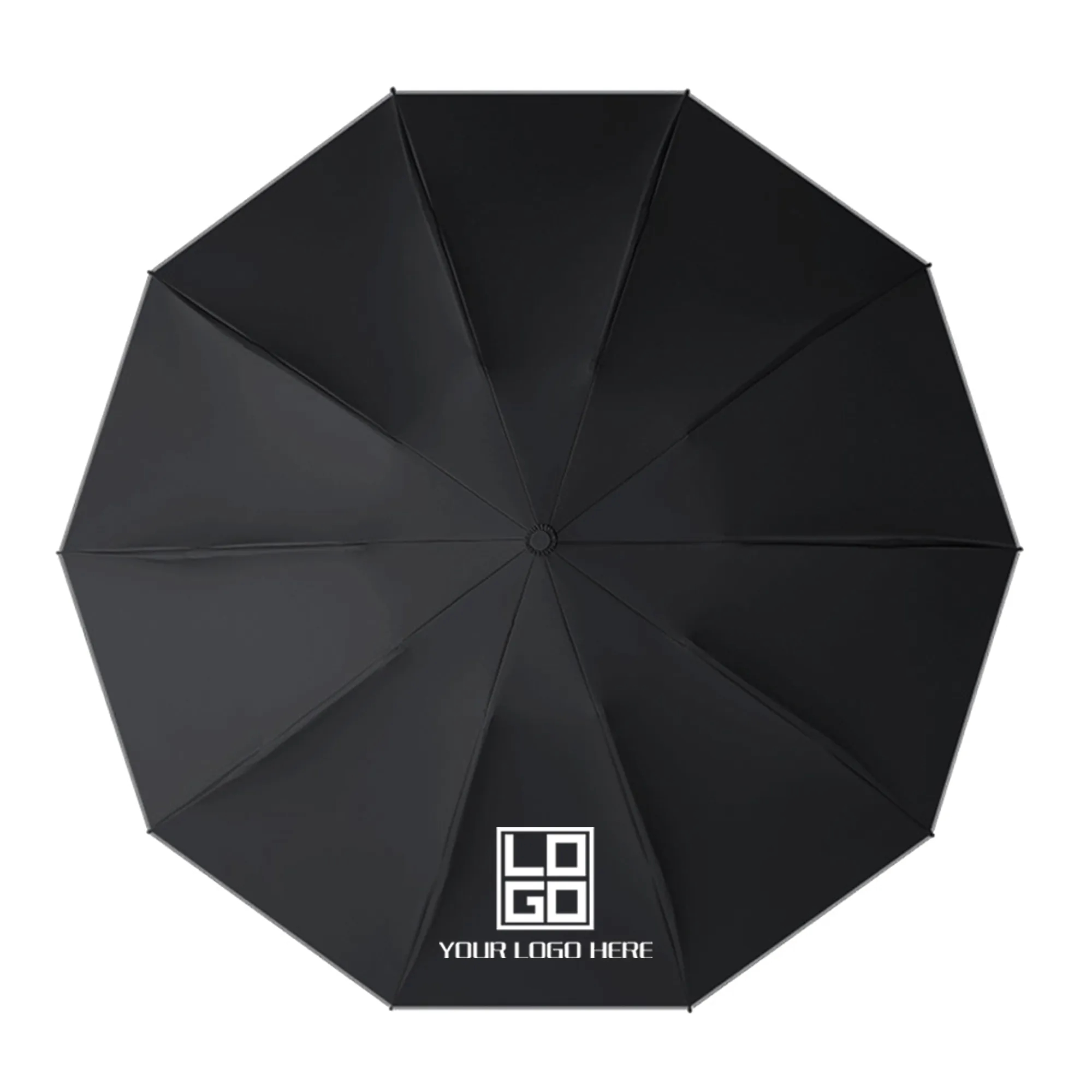 Automatic Compact Umbrella With LED Flashlight MOQ10pcs 2