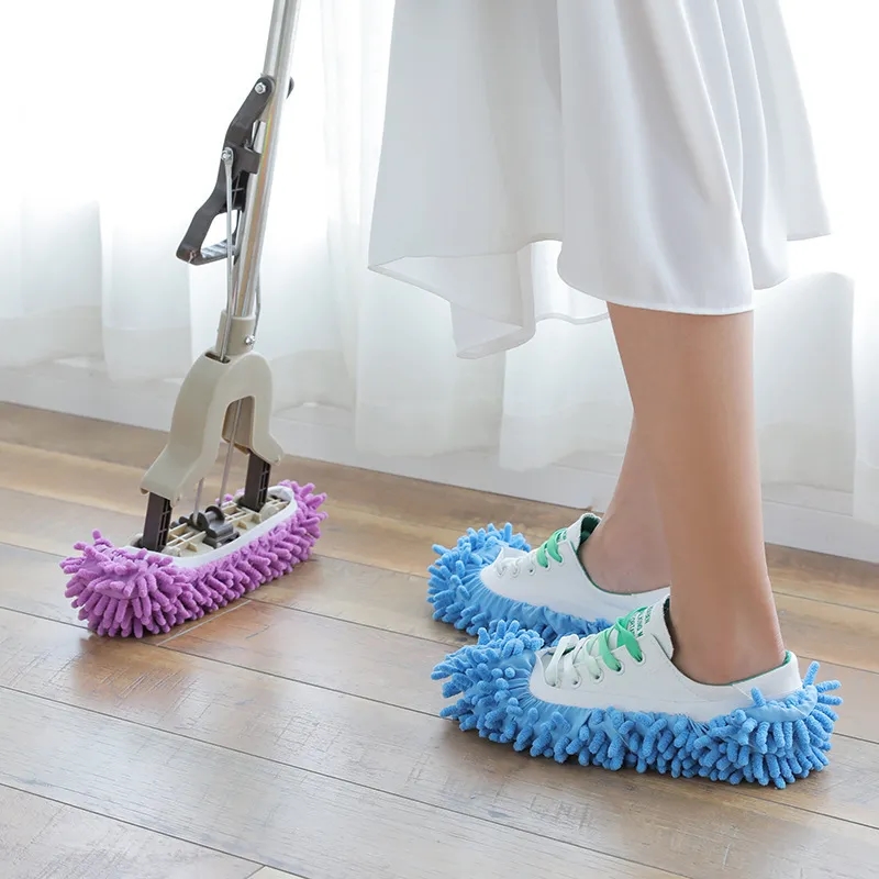 Microfiber Mop Slippers Shoes Cover 8