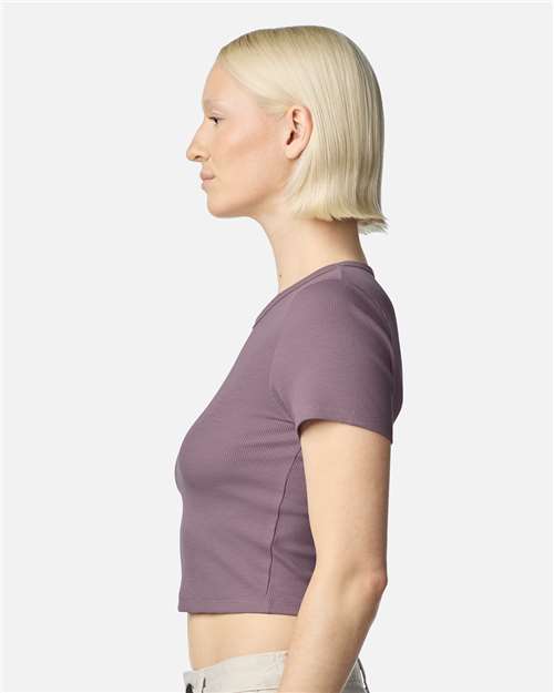 Women's Baby Rib Cropped Tee - BR210 1