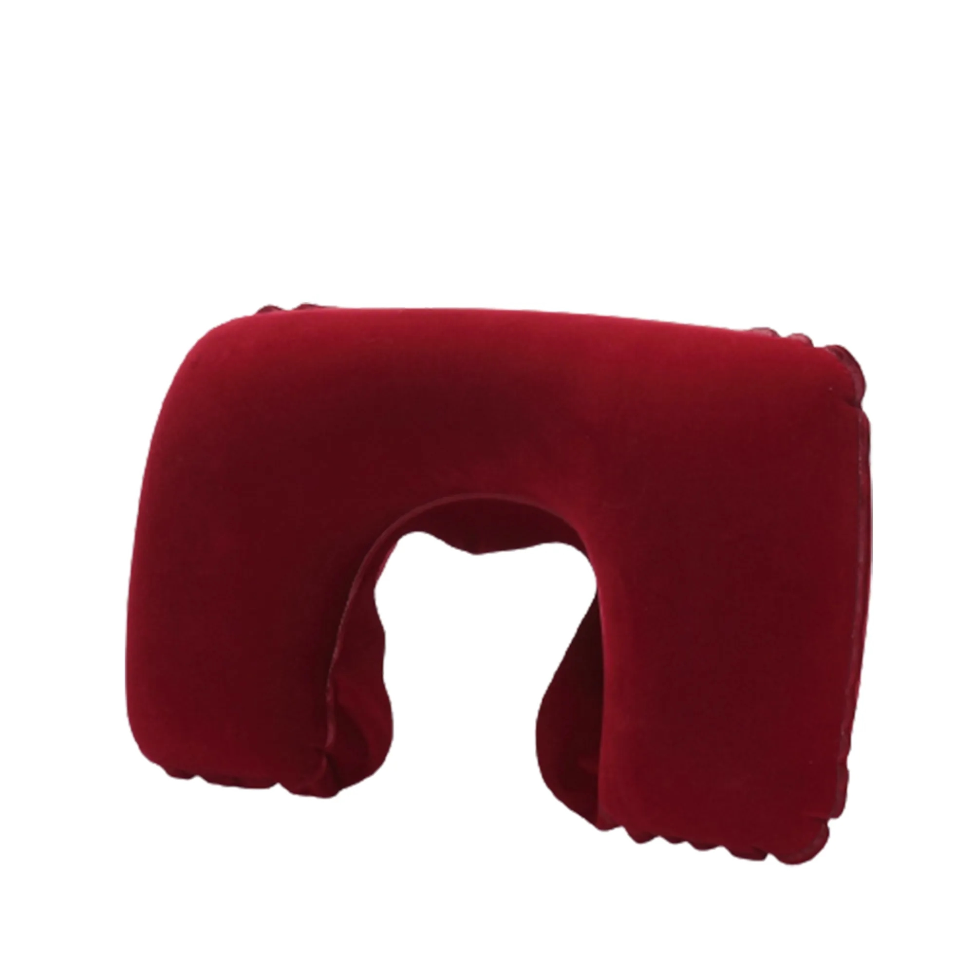 U-Shaped Flocked Fabric Inflatable Pillow 7