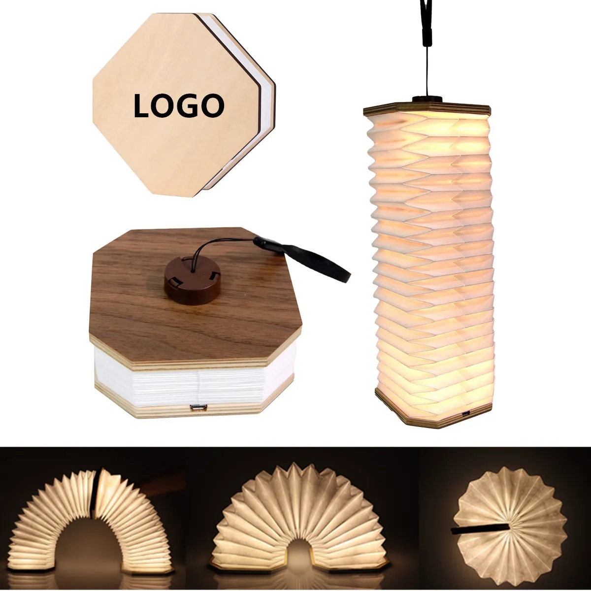 Novelty Organ Folding Book Lamp 4