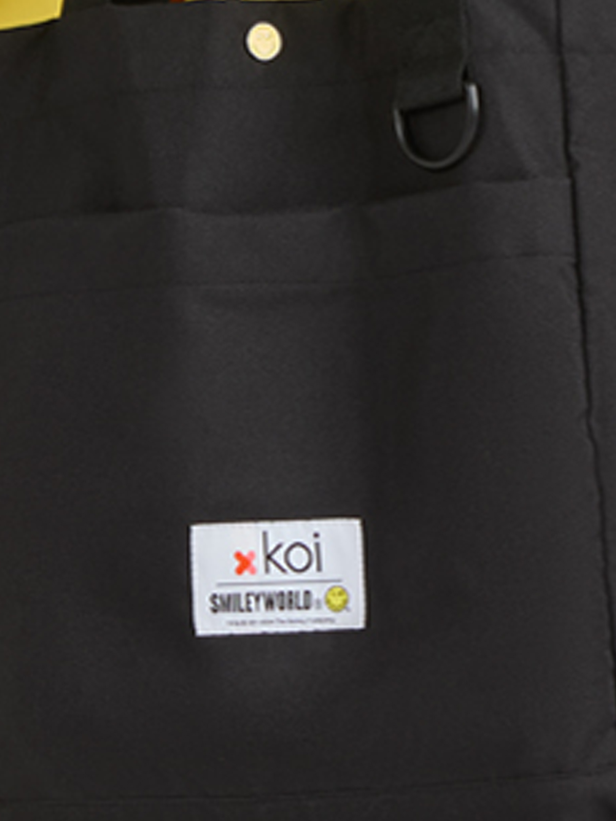koi - Smiley World - Interior Zipper Pocket Smiley Everyday Tote Bag 1