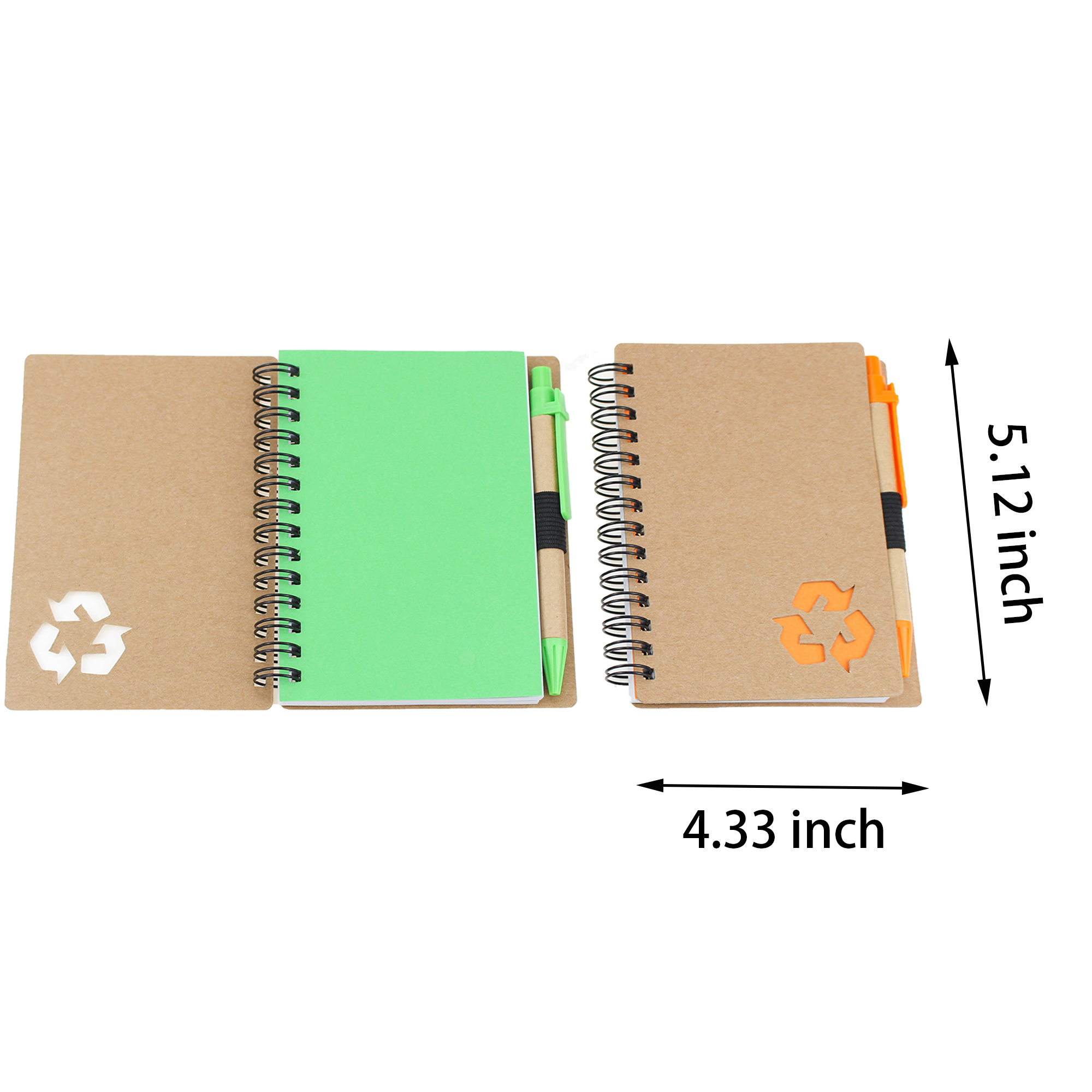 MOQ:50pcs Sustainable Travel Journal Pen Combo 2