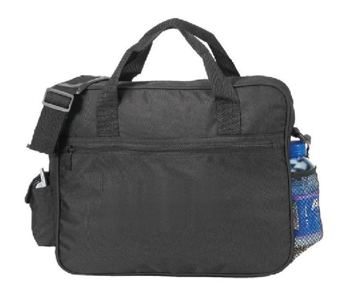Deluxe Business Portfolio w/Cell Phone Pocket, Bottle Holder 1