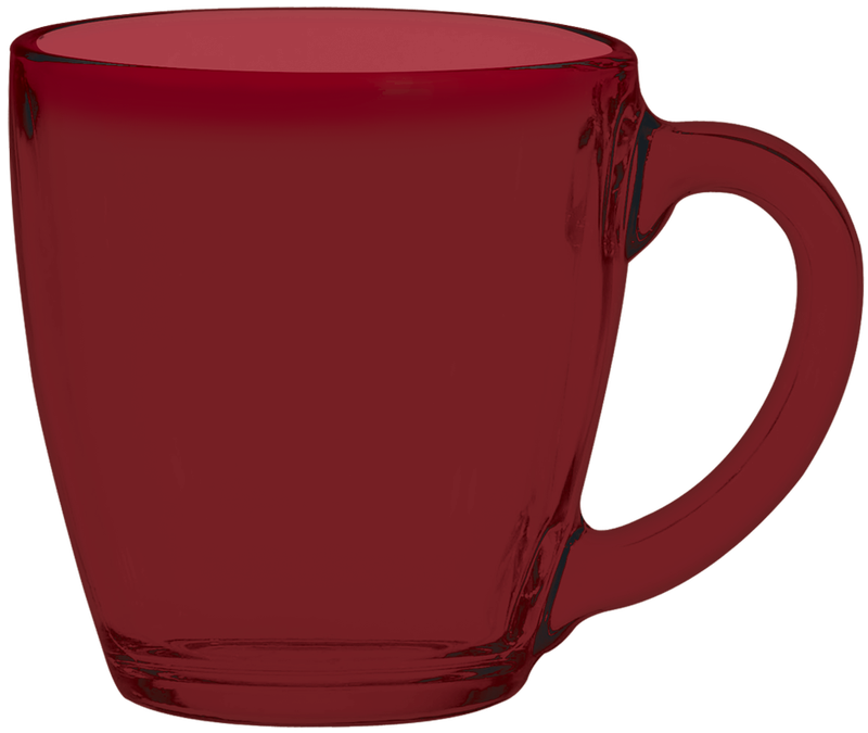 16 oz. Glass Bistro Coffee Mug 51