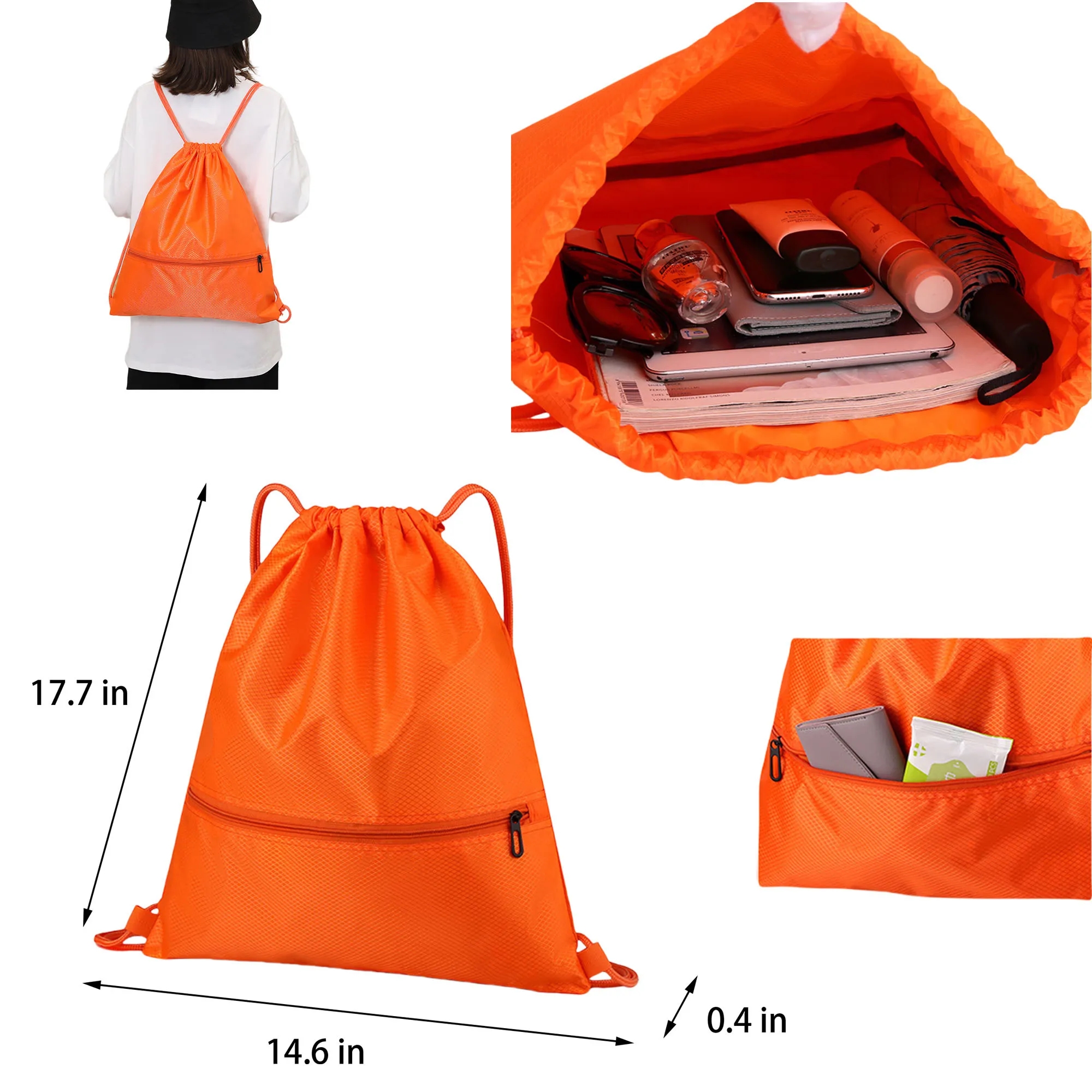 Drawstring Backpack Bag 22