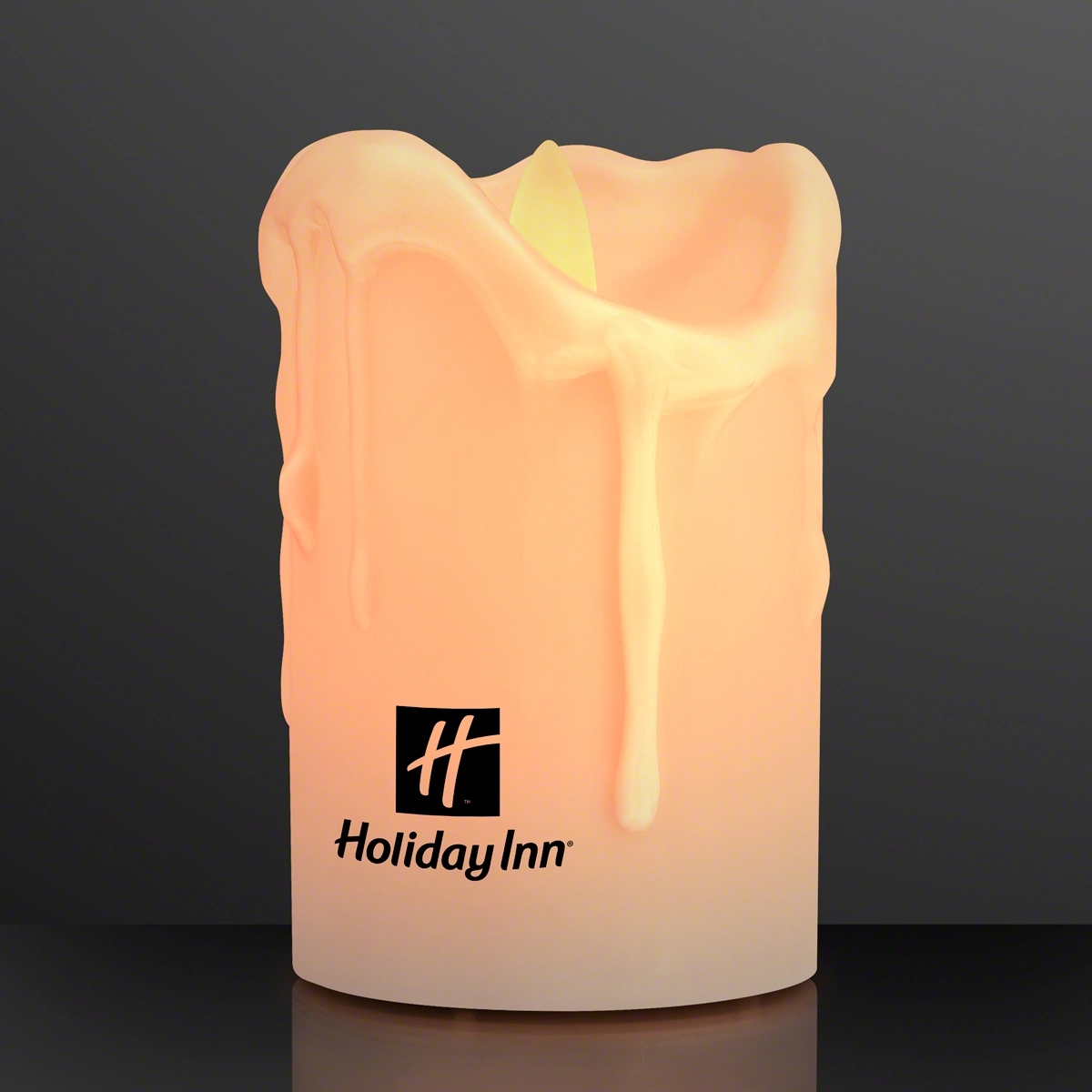 Windproof LED Pillar Candle with Moving Flame 2