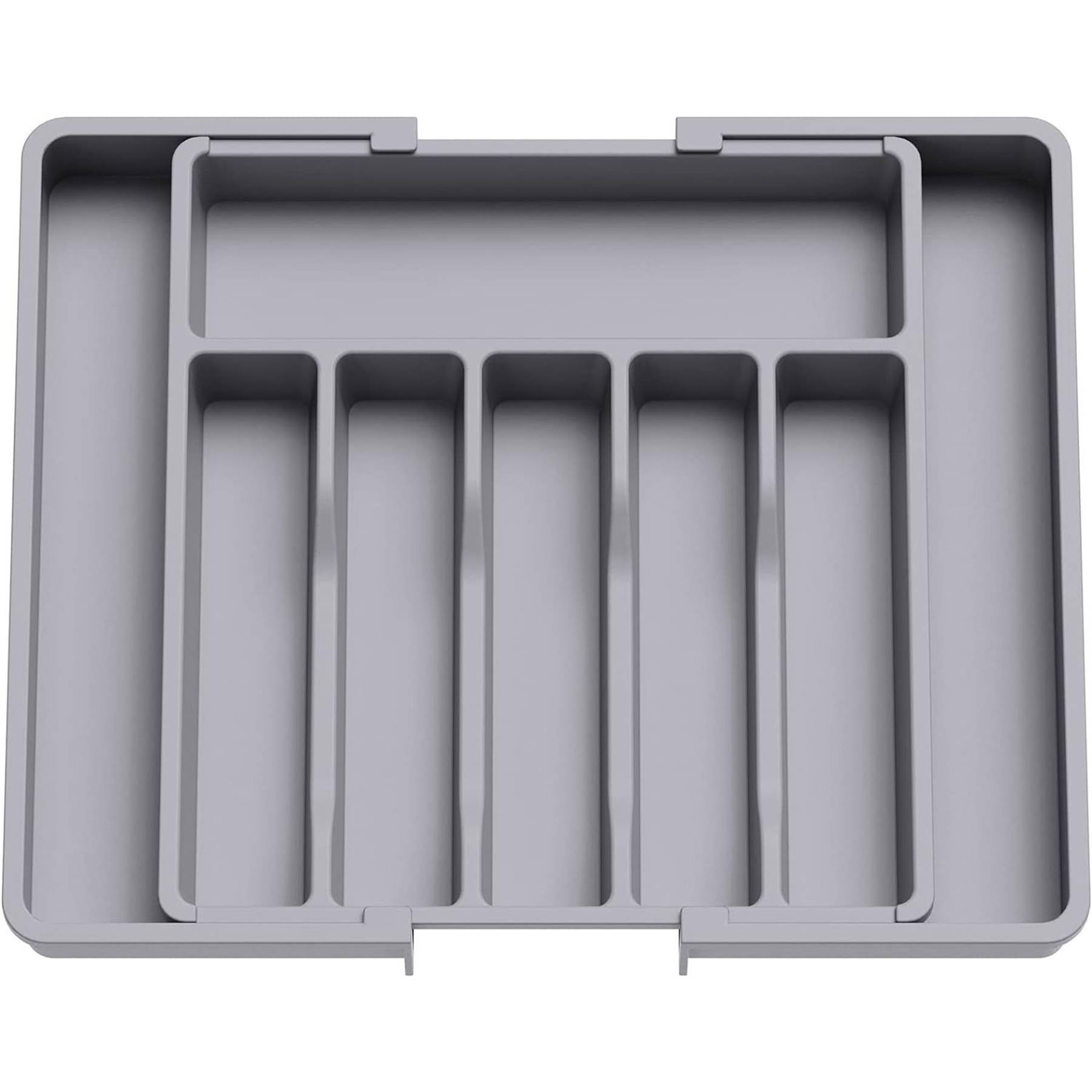 Plastic Expandable Utensil Tray 2