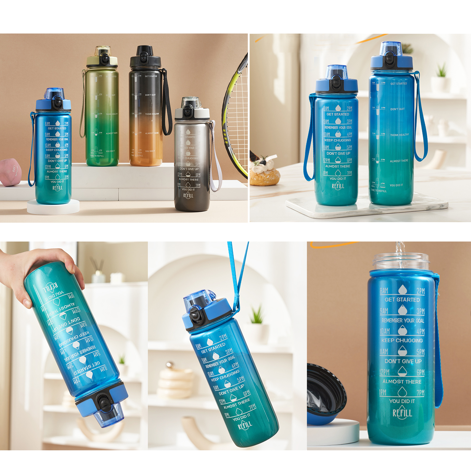32 oz 24 oz Water Bottle With Measurement 2