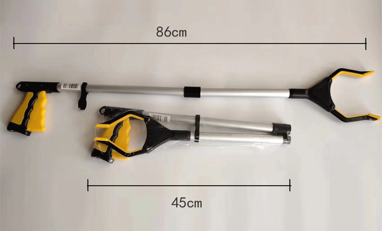 Foldable Grabber with Magnet Rotating Jaw And Hook 3