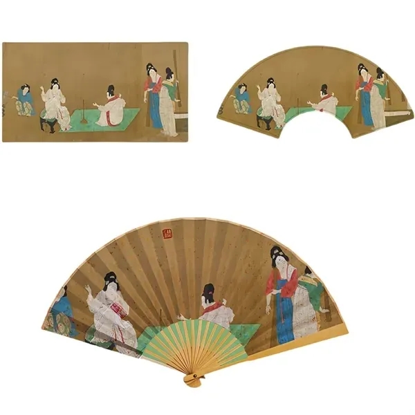 Paper Folding Handheld Fan - Portable Lightweight Design 4