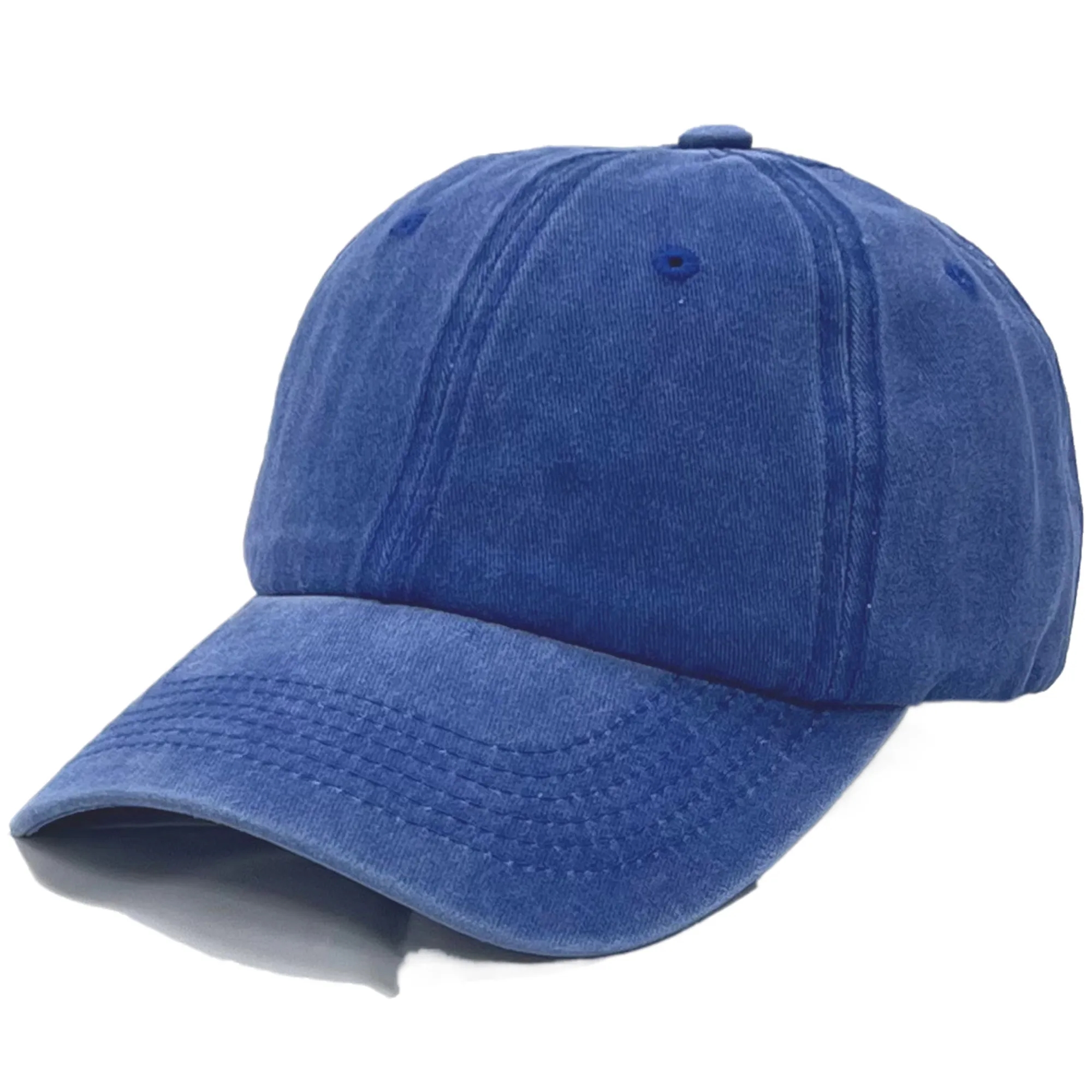 MOQ50 Vintage Denim Duckbill Cap 5