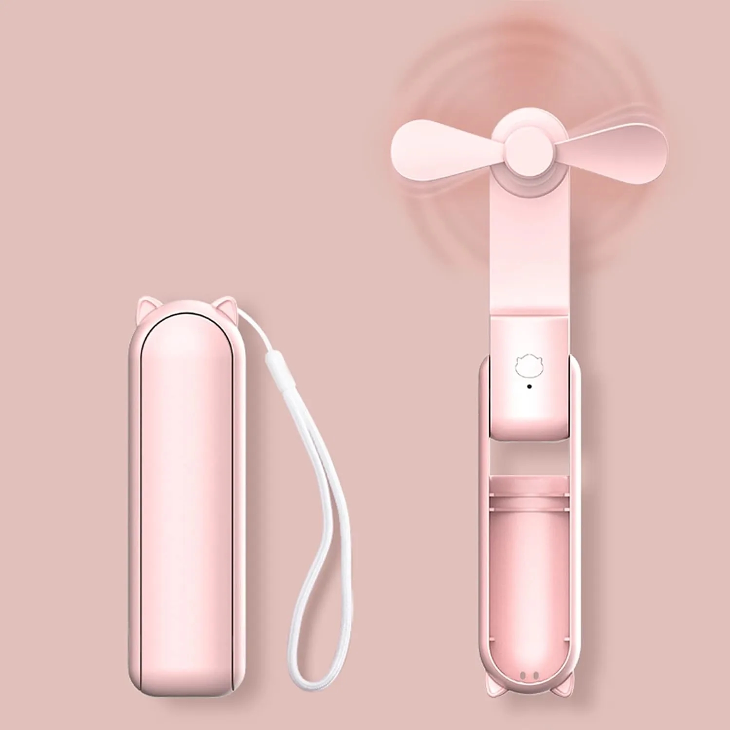 Foldable Fan with Power Bank 2