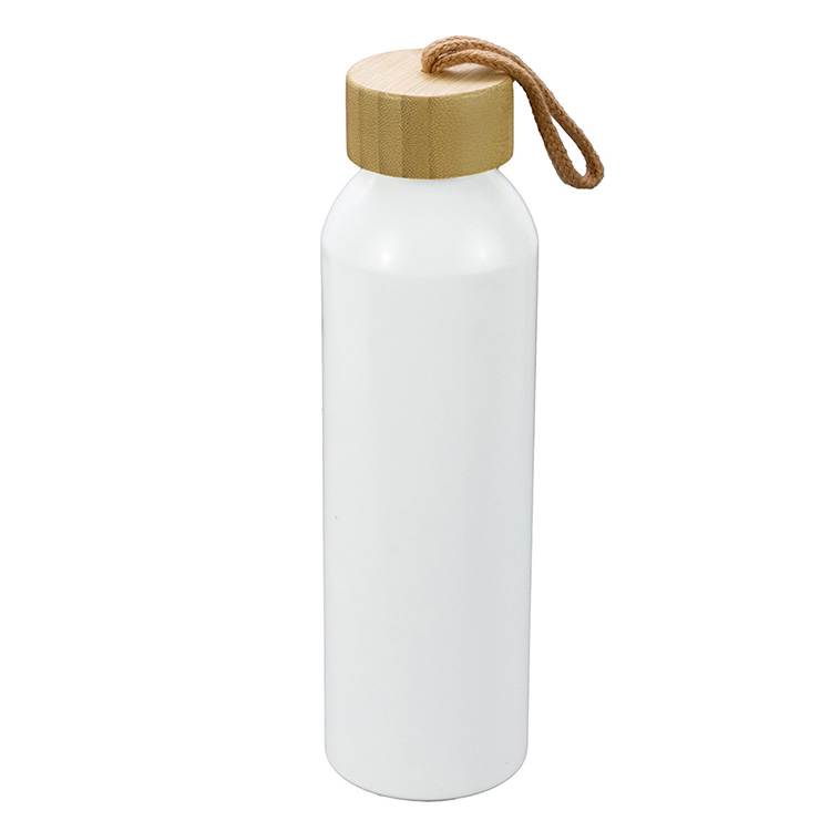 "WHITNEY" 22oz Recycled Aluminum Bottle With a Bamboo Lid 17