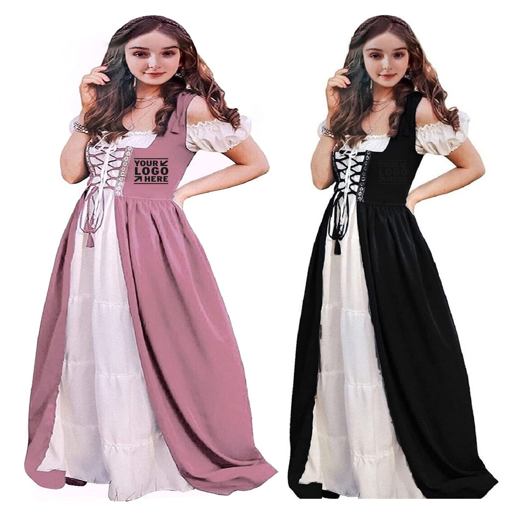 Traditional Medieval Fairy Tale Party Dress 1
