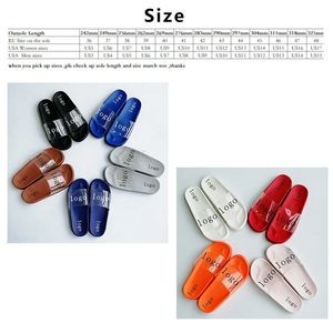 Women Men Transparent Custom Logo Clear Slipper 3