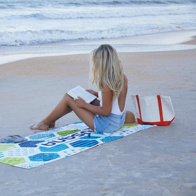 Sublimated Beach Fleece Blanket - 50" x 60" 4
