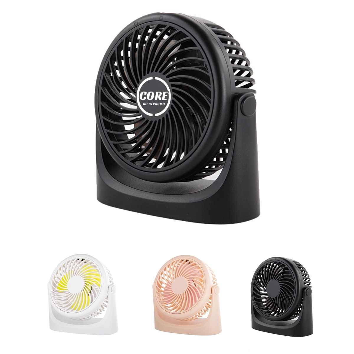 4000Mah Desk Portable Table Fans 360 Rotation 3