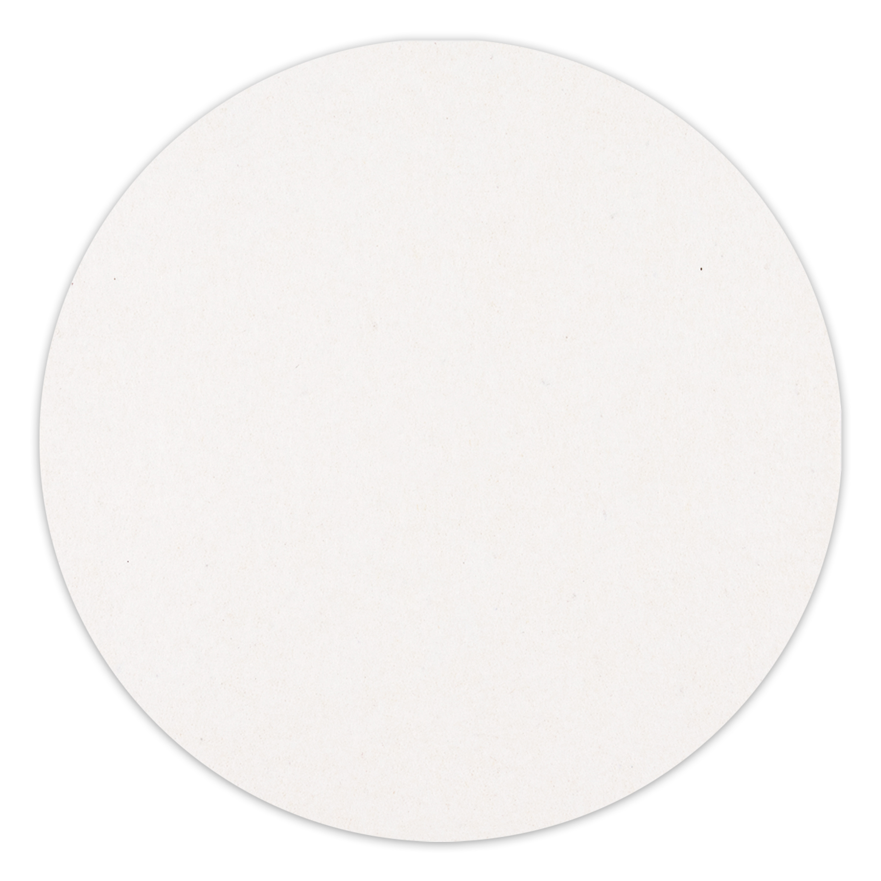 FULL BLEED 4" Round 60 pt. Pulpboard Coasters LOW QTY 1