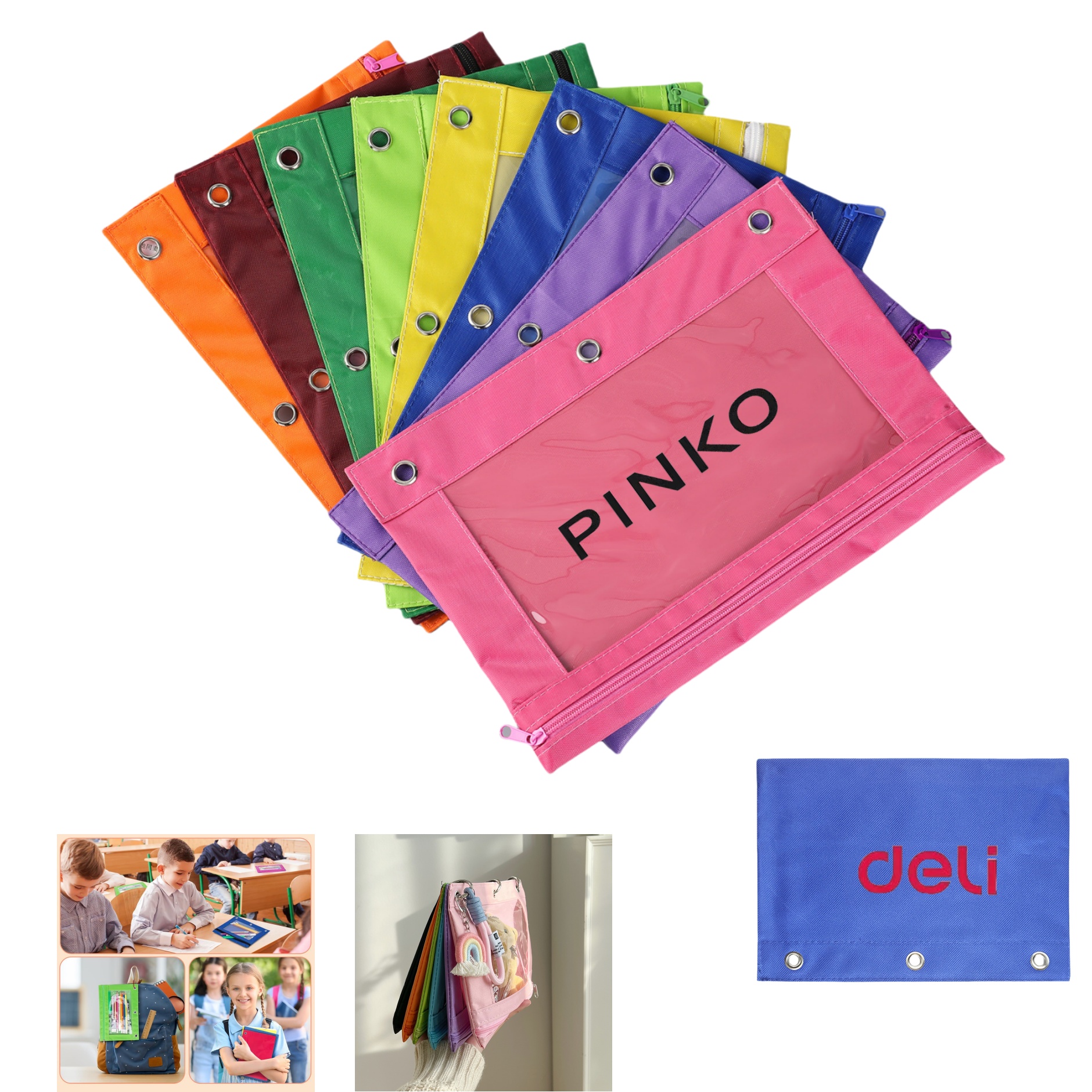 Pencil Pouch for 3 Ring Binder 9
